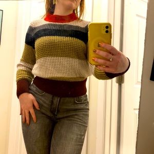 Knit stripe sweater